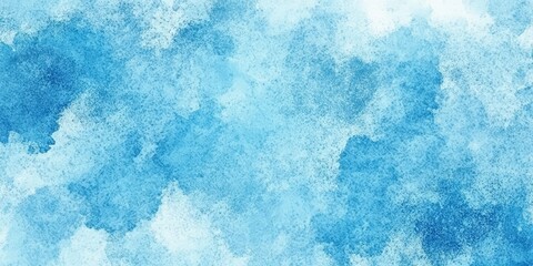 Fototapeta premium Abstract Blue Watercolor Background in Turquoise, Teal, and Mint Shades for Artistic and Creative Projects