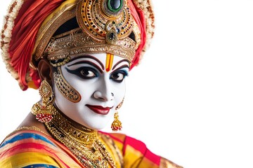 A close-up shot of a person dressed in a costume, perfect for creative projects or advertising needs