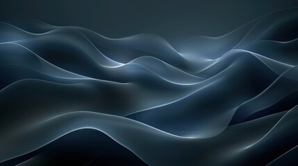 Obraz premium Ethereal gray smoke wisps expand outward, dissolving into a dark, starless void, creating a mysterious and atmospheric effect.