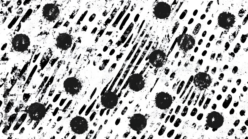 Fototapete abstract background with dynamic fluid ink splashes brush strokes and textured monochrome patterns e
