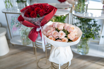 Bukiet Kwiatów w kwiaciarni © Marcin