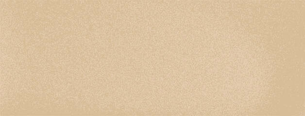 Old kraft paper texture. Dotted vintage gradient effect. Abstract vector brown color retro grainy cardboard. Vintage dotted sandpaper banner. Eco bio organic background. Handmade beige paper bg