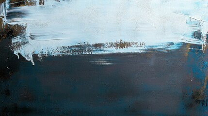 Abstract Blue White Black Painting Texture