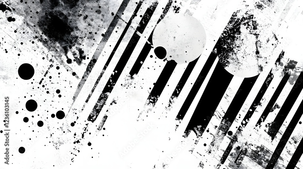 Fototapete abstract grunge splash explosion in monochrome dynamic graphic texture design pattern wallpaper back
