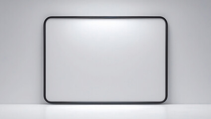 Mockup template frame with blank space