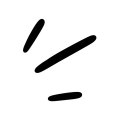 Abstract Brush Strokes Illustration