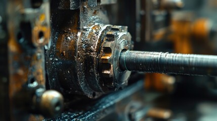 Machine with bolt