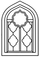 Islamic windows shapes
