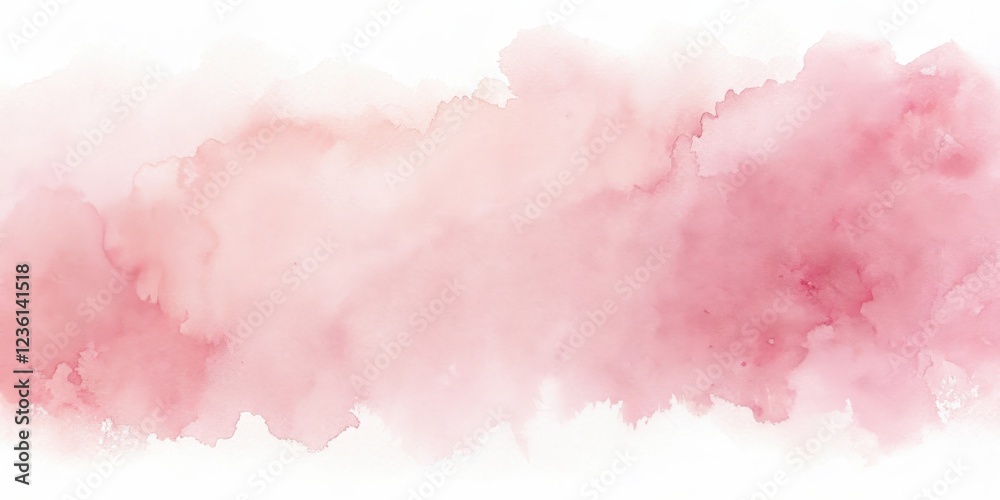 Aufkleber abstract watercolor background with pink hues and gradient effect