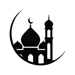 Ramadan Icon silhouette Vector Illustration