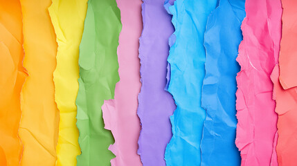 A mixed colors  paper scrap is a small, torn, or leftover piece of paper used for notes, crafts, or recycling.