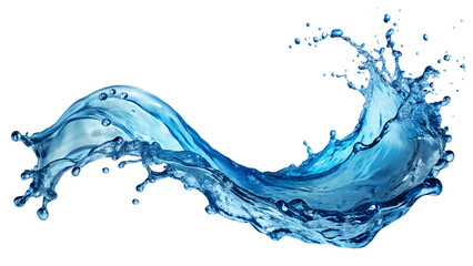 Obraz premium water splash isolated on white background