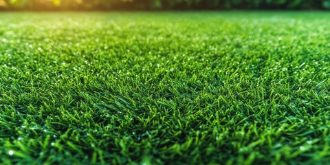 Close-up of lush green lawn