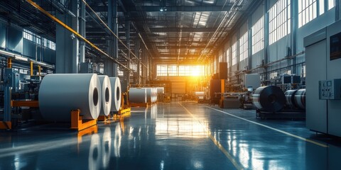 Warehouse Storage Rolls Paper