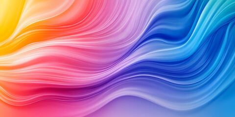 Obraz premium Vibrant Rainbow Gradient Background | Smooth Colorful Blend | Bright and Eye-Catching Design