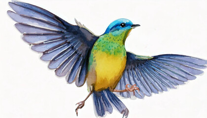 Obraz premium 羽ばたく 鳥