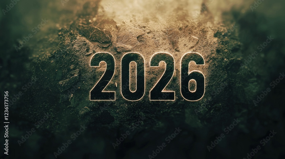 Poster futuristic digital background with hologram and text element for creative technology designs