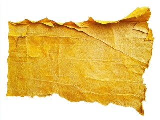 Torn Yellow Paper Edge