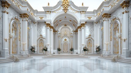Grand Palace Wedding Ceremony Hall Interior