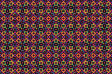 Textile design, wallpaper, and wrapping paper texture with an abstract weathered art deco trellis seamless background tile.