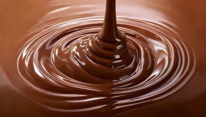 流れ落ちるチョコレート