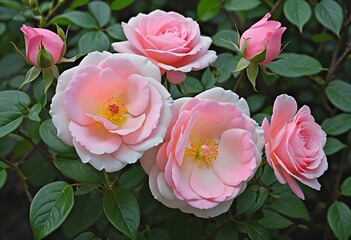 Night Bloom: The Enchanting Rosa Francis Meilland in a Garden of Shadows