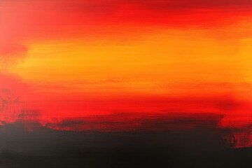 Obraz premium Vibrant sunset inspired abstract with warm gradients