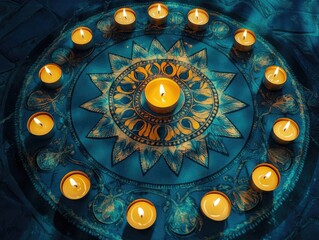 Candle Circle Table