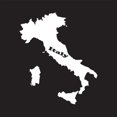 italy map icon design