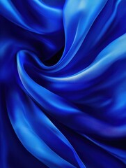 Obraz premium Blue Fabric Close Up