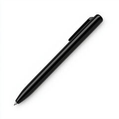 sleek black ballpoint pen with smooth finish, perfect for writing. This pen is ideal for office use, school, or personal notes, providing comfortable grip and reliable ink flow
