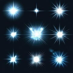Vector sunlight special lens flare light effect. Stock royalty free vector illustration. PNG