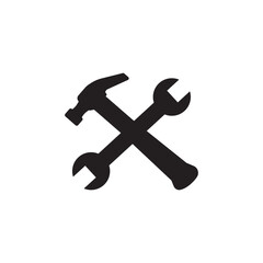 hammer and screwdriver crossed