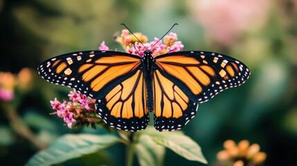 Close-up of a butterfly. Selective focus