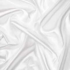 Obraz premium Fond abstrait élégant blanc. Fond en tissu satiné de soie.