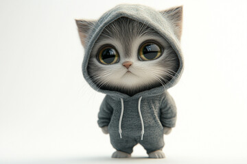 Cute cat 3d