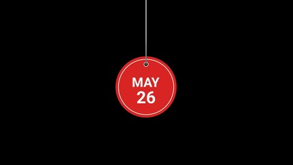 26 May Hanging Tag Animation
