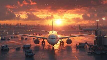 Airplanes at Sunset Airport