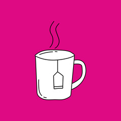 Kawaii Winter Clipart: Doodle Winter Clipart: Black and White Winter Clipart Graphics