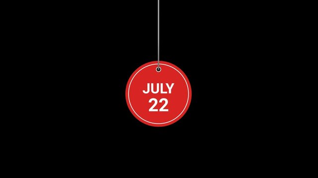 22 July Hanging Tag Animation