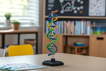 DNA Model Educational Display