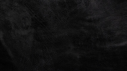 Luxurious Black Leather Texture Backdrop.