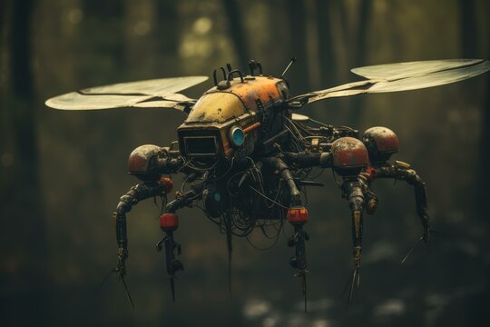 Advanced drone technology is employed for environmental monitoring, showcasing the potential of autonomous aerial vehicles in ecological research and conservation efforts