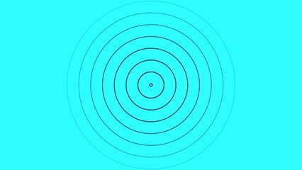 Obraz premium Abstract beautiful radio waves background. Radio wave circle background illustration 4k.