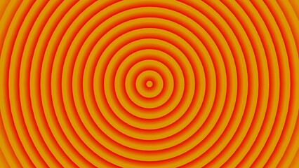 Red Color Circle background 4k illustration. Radio wave circle background.