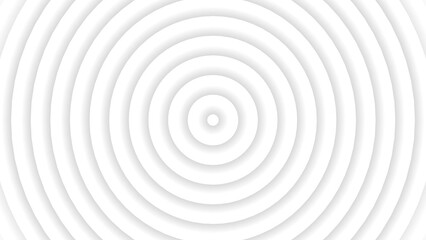 Abstract Beautiful White Circle background 4k illustration.