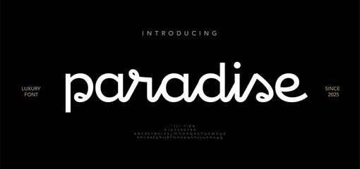 Modern logo beauty font alphabet. Typography elegant beautiful minimal luxury classic letter serif fonts fashion wedding vintage retro logos. vector illustration
