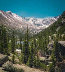 Rocky Mountains Nationalpark, United States, Mountains.