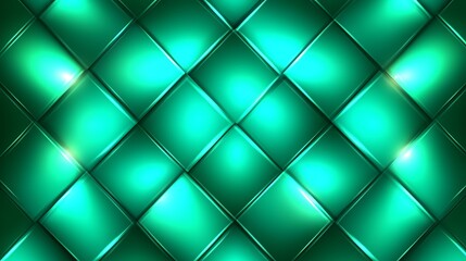 Obraz premium Abstract Green Diamond Pattern Background Design