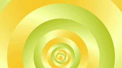 Rotating circular green and yellow stripes with glow from below, 4K motion background. - Powered by Adobe